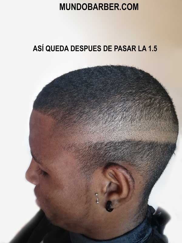 corte de cabello high fade